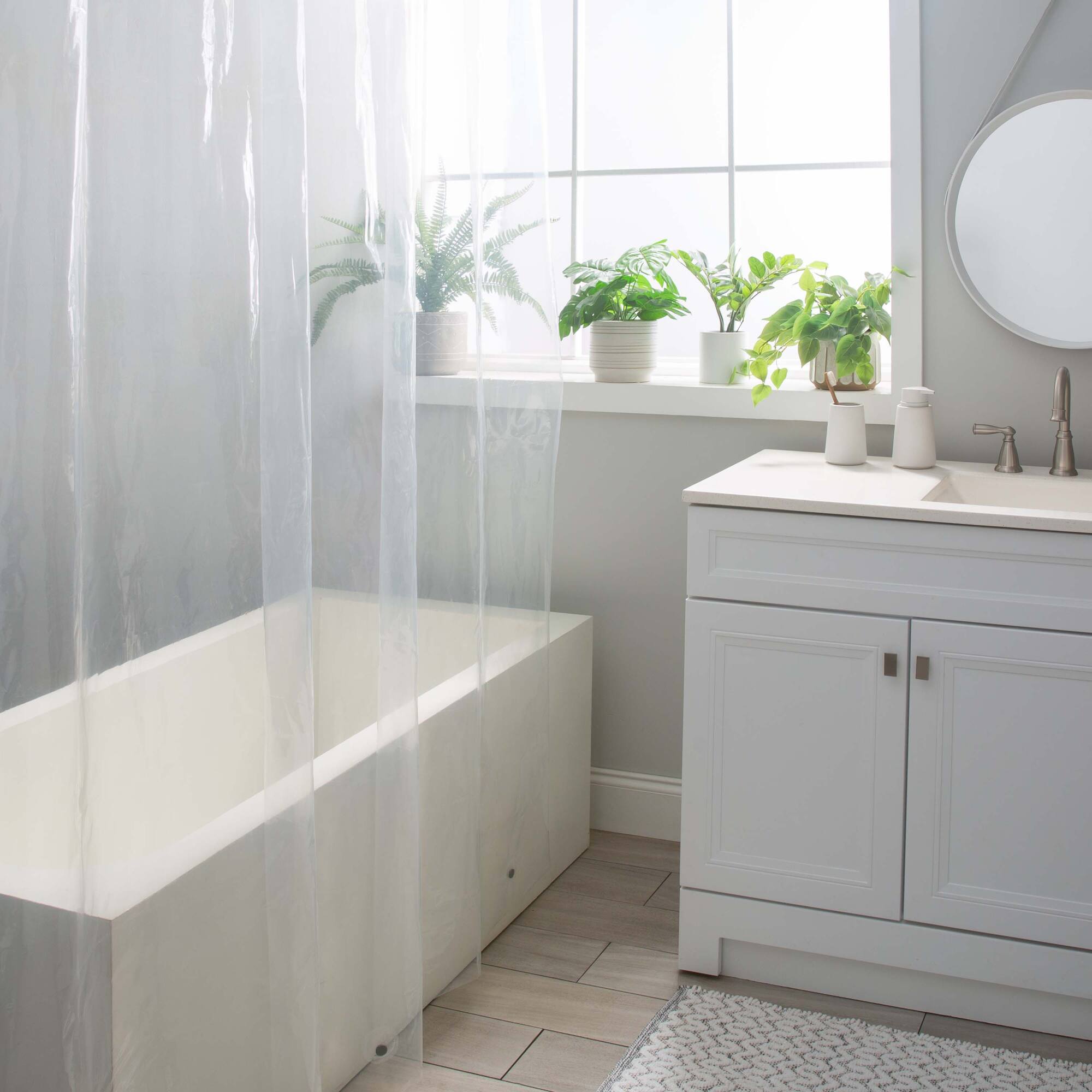 Bath Bliss Premium Weight PEVA Shower Liners